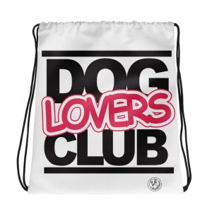 Dog Lovers CLUB drawstring bag